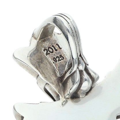 Chrome Hearts Small Double CH Cross 925 Silver Size ONE SIZE