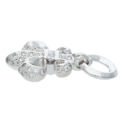 Chrome Hearts 18K BS Fleur PAVE Diamond Charm Size ONE SIZE