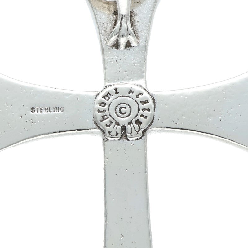 Chrome Hearts Large CH Cross W/Bale 925 Silver Size ONE SIZE