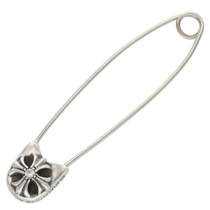 Chrome Hearts Large Safety Pin 1 Diamond 925 Size ONE SIZE