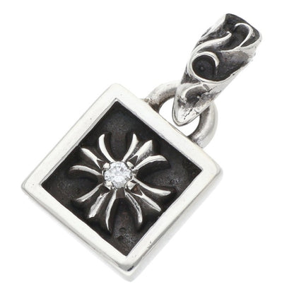 Chrome Hearts Framed CH Plus 1 Diamond 925 Size ONE Multi