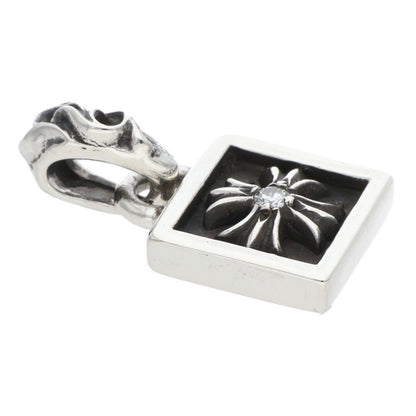 Chrome Hearts Framed CH Plus 1 Diamond 925 Size ONE Multi