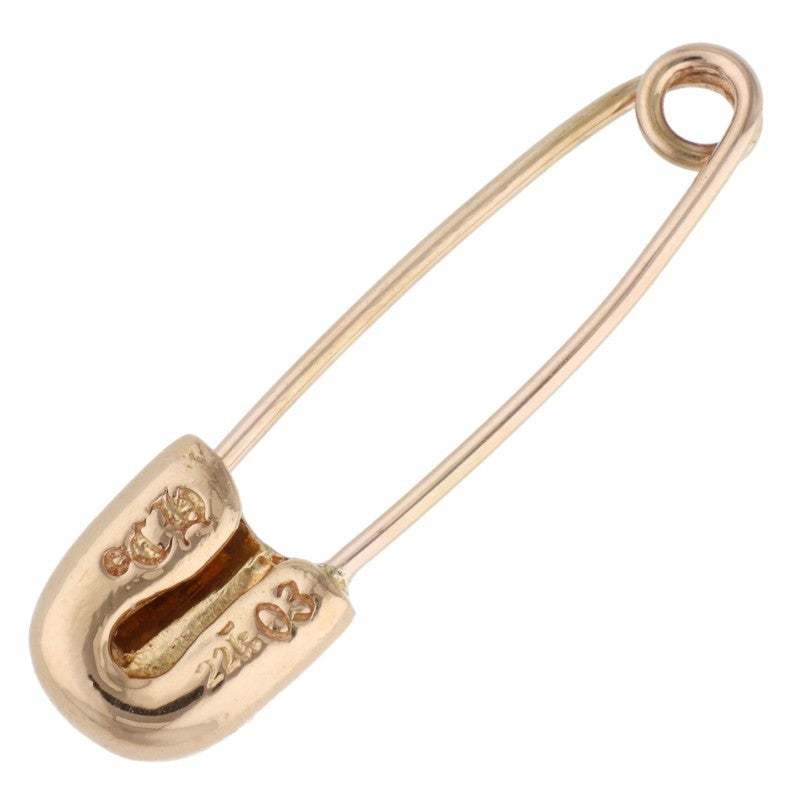 Chrome Hearts Small Safety Pin 22K Yellow Gold Size ONE SIZE