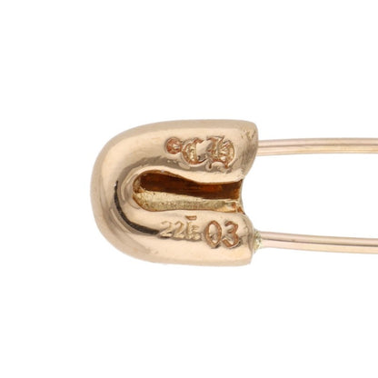 Chrome Hearts Small Safety Pin 22K Yellow Gold Size ONE SIZE