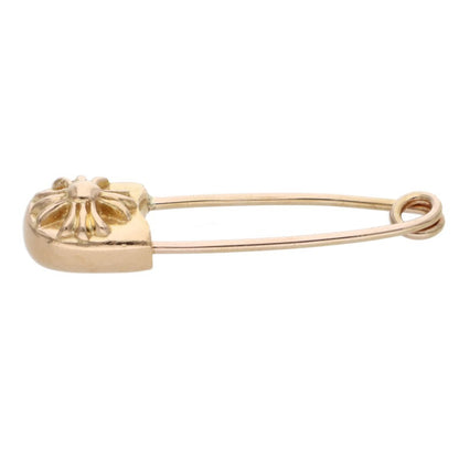 Chrome Hearts Small Safety Pin 22K Yellow Gold Size ONE SIZE