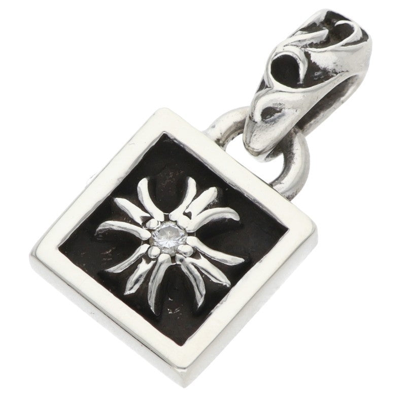Chrome Hearts Framed CH Plus 1 Diamond Silver Size ONE SIZE