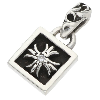 Chrome Hearts Framed CH Plus 1 Diamond Silver Size ONE SIZE