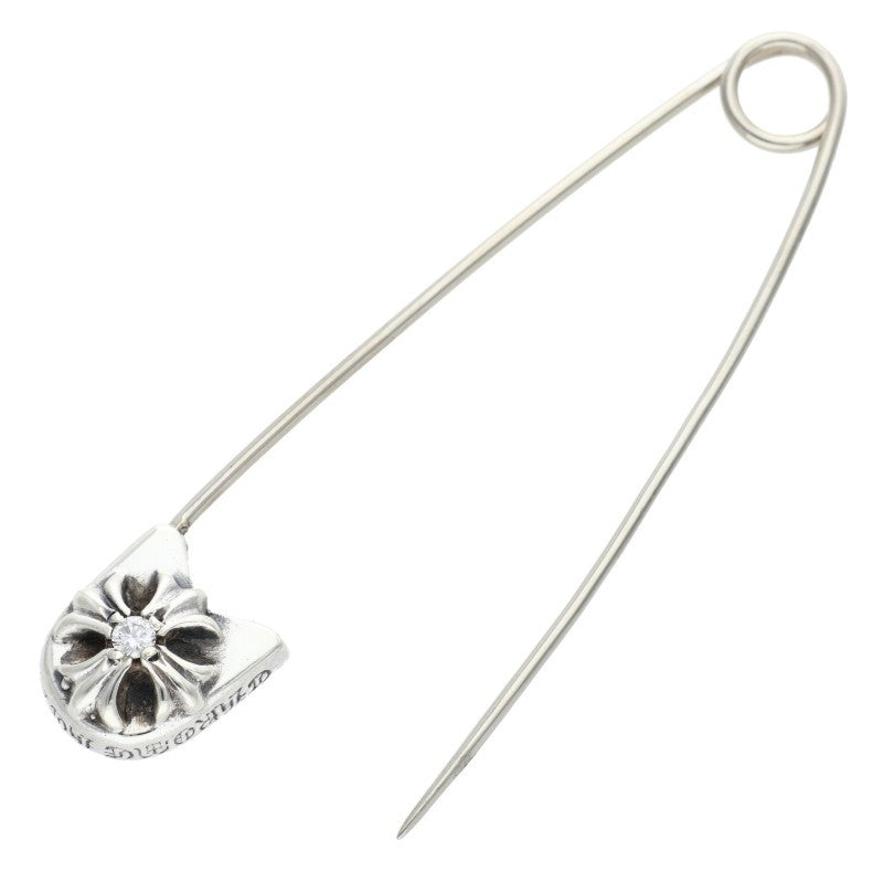 Chrome Hearts Large Safety Pin 1 Diamond Size ONE SIZE Multi