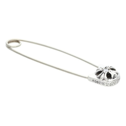 Chrome Hearts Large Safety Pin 1 Diamond Size ONE SIZE Multi