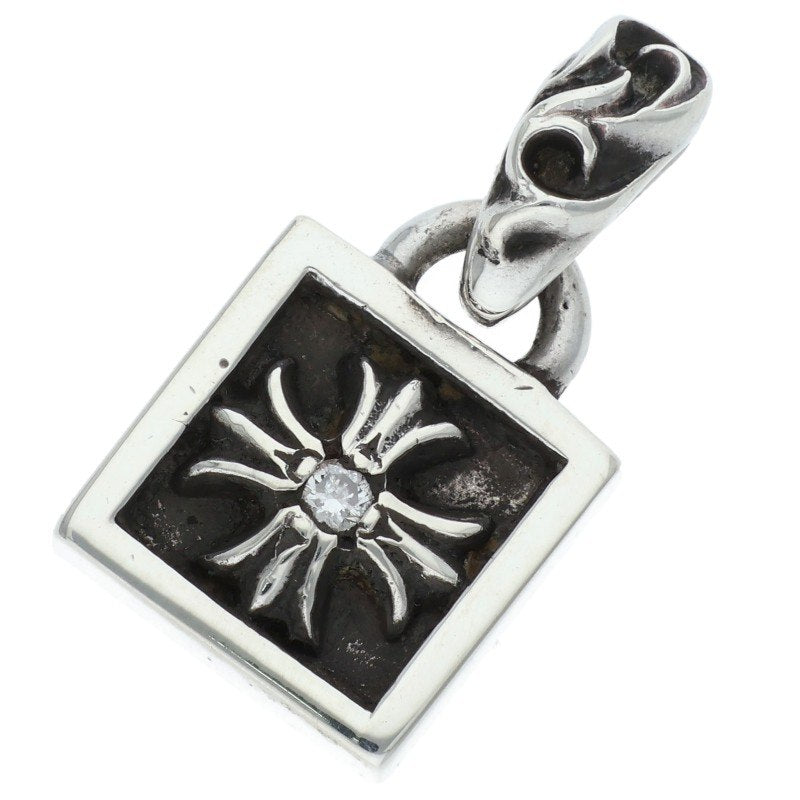 Chrome Hearts Framed CH Plus 1 Diamond Charm Size ONE Multi