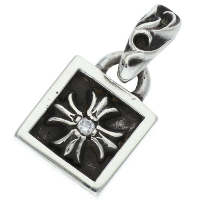 Chrome Hearts Framed CH Plus 1 Diamond Charm Size ONE Multi