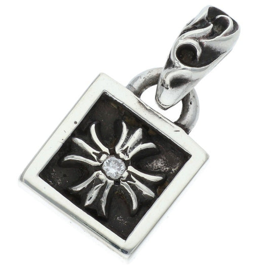 Chrome Hearts Framed CH Plus 1 Diamond Charm Size ONE Multi