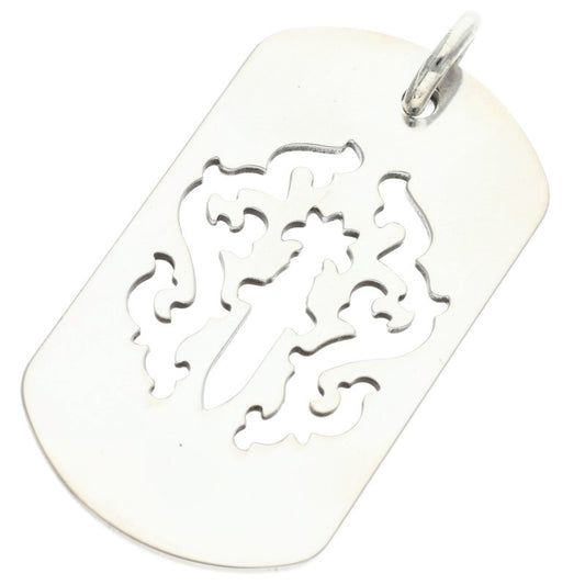 Chrome Hearts Dagger Cutout Large Dog Tag Size ONE Silver