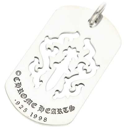 Chrome Hearts Dagger Cutout Large Dog Tag Size ONE Silver
