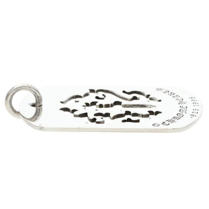 Chrome Hearts Dagger Cutout Large Dog Tag Size ONE Silver