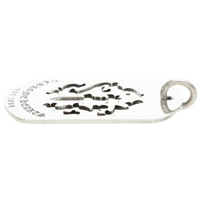 Chrome Hearts Dagger Cutout Large Dog Tag Size ONE Silver