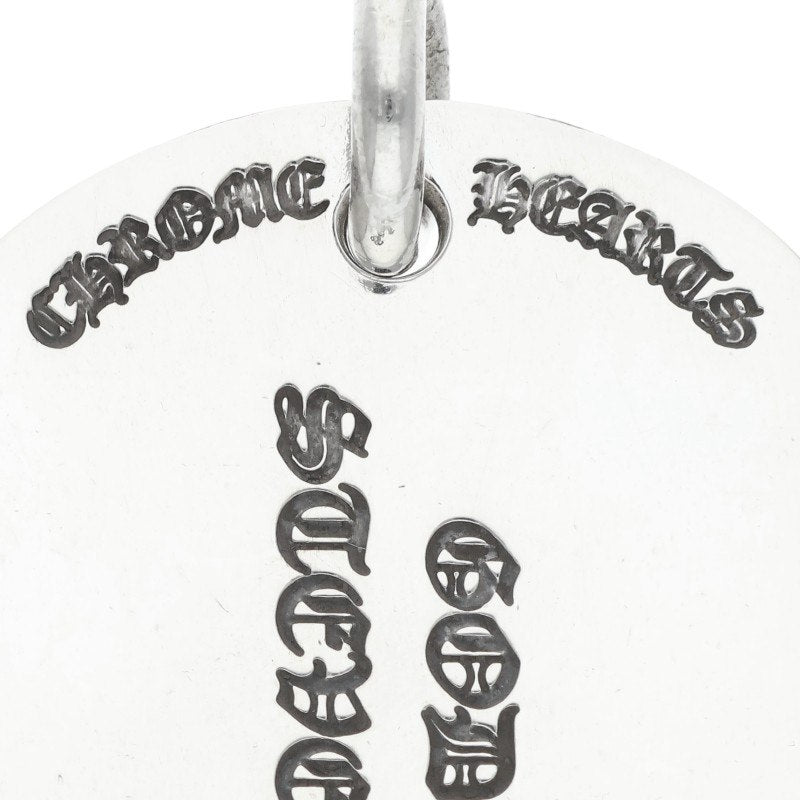 Chrome Hearts Large Union Jack Dog Tag Silver Size ONE SIZE
