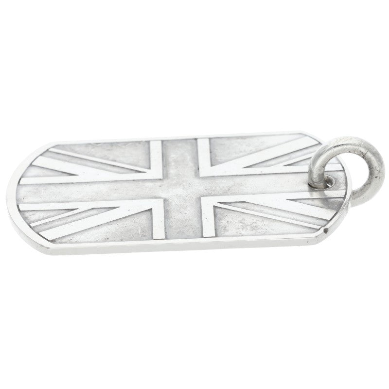 Chrome Hearts Large Union Jack Dog Tag Silver Size ONE SIZE