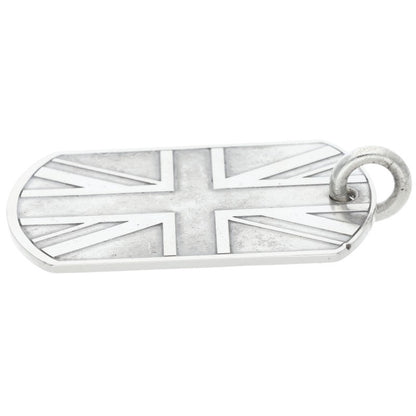 Chrome Hearts Large Union Jack Dog Tag Silver Size ONE SIZE