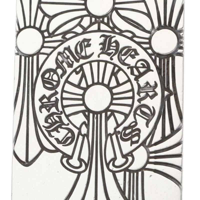 Chrome Hearts God Bless Large Dog Tag Silver Size ONE SIZE