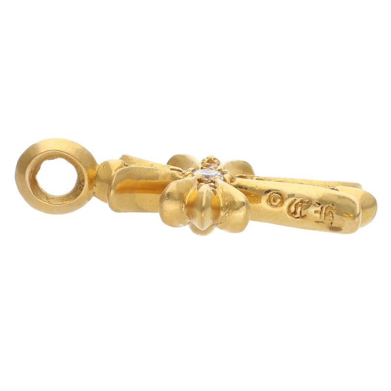 Chrome Hearts 22K Tiny Fat Cross Pave D Size ONE SIZE