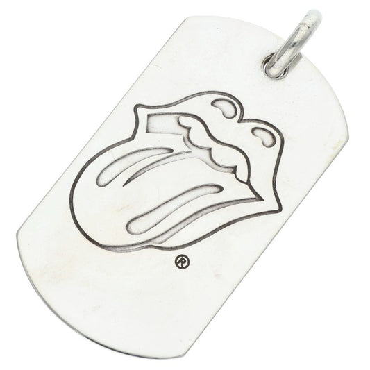 Chrome Hearts Lips & Tongue Large Dog Tag Size ONE SIZE