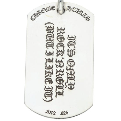 Chrome Hearts Lips & Tongue Large Dog Tag Size ONE SIZE