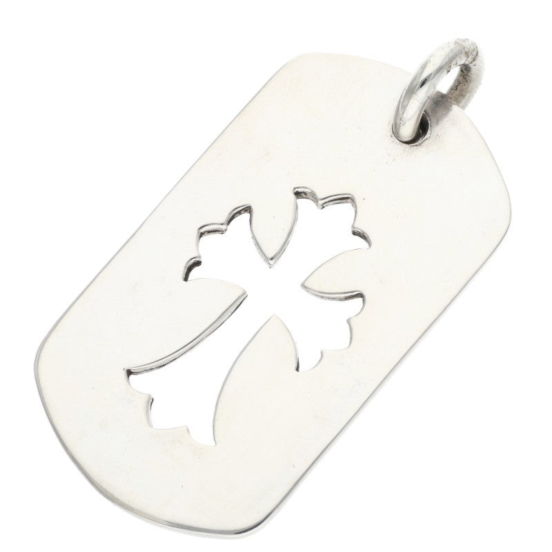 Chrome Hearts Cutout Cross Large Dog Tag Size ONE Silver