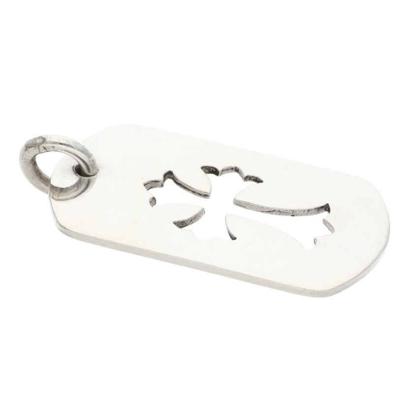Chrome Hearts Cutout Cross Large Dog Tag Size ONE Silver