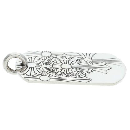 Chrome Hearts God Bless Large Dog Tag Silver Size ONE SIZE