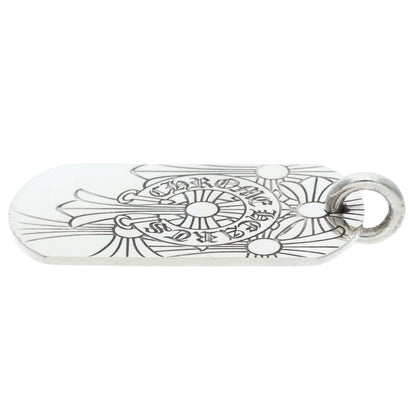 Chrome Hearts God Bless Large Dog Tag Silver Size ONE SIZE