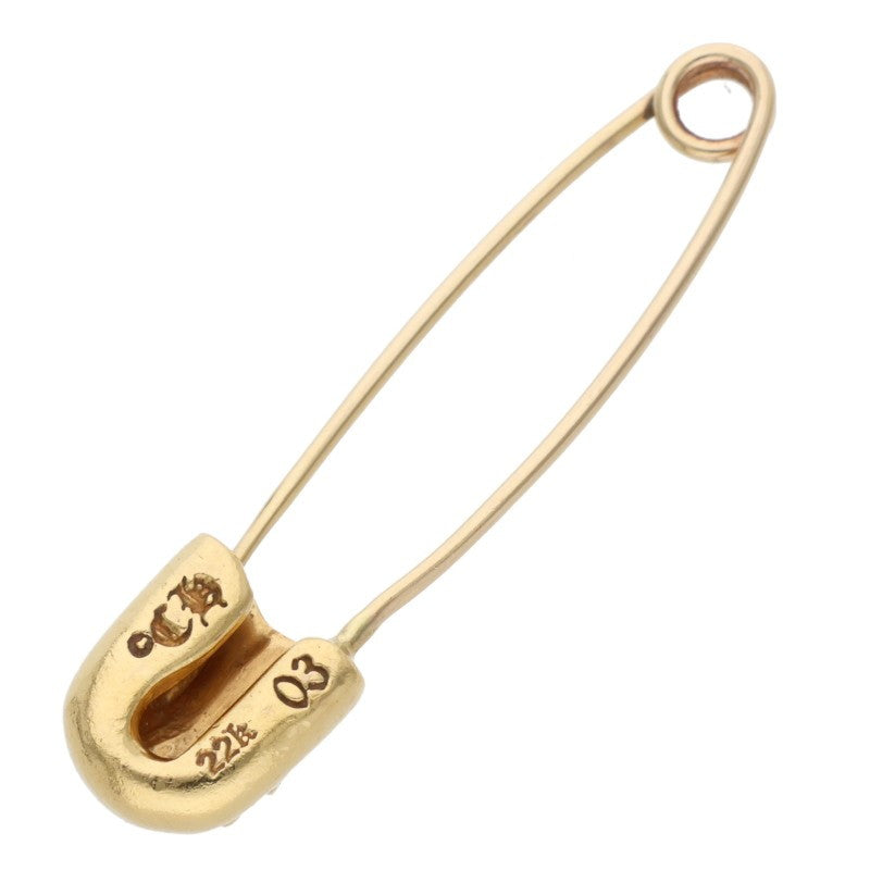 Chrome Hearts 22K 1 Diamond Small Safety Pin Size ONE SIZE