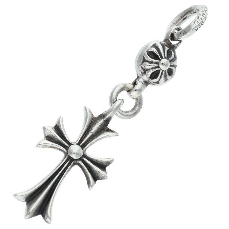 Chrome Hearts 1 Ball Tiny CH Cross Necklace Size ONE SIZE