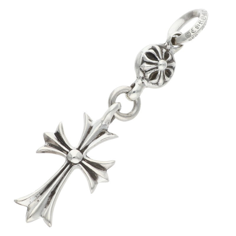 Chrome Hearts 1 Ball Tiny CH Cross Charm Size ONE Silver