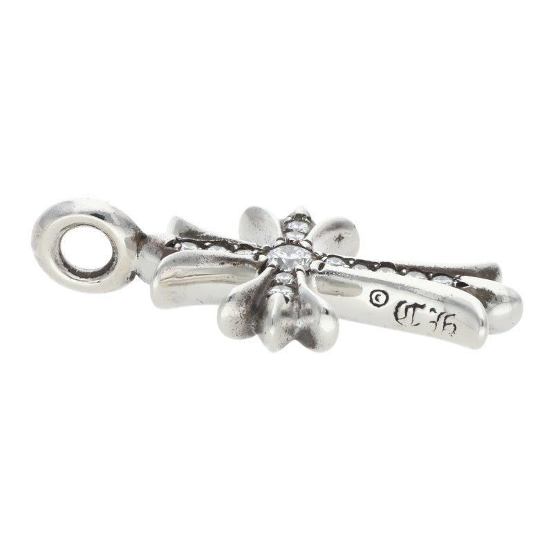 Chrome Hearts .925 Pave Diamond Tiny Fat Cross Size ONE SIZE