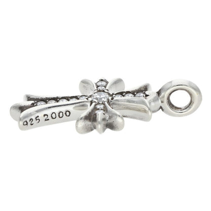 Chrome Hearts .925 Pave Diamond Tiny Fat Cross Size ONE SIZE