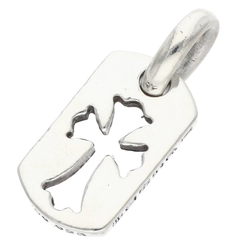 Chrome Hearts .925 Tiny Cutout Cross Dog Tag Size ONE SIZE