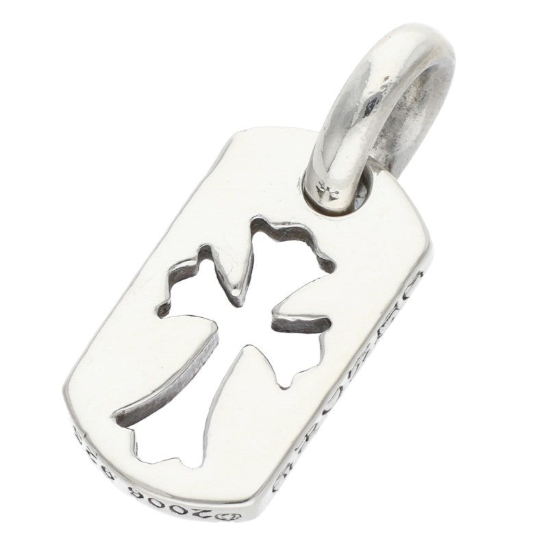 Chrome Hearts .925 Tiny Cutout Cross Dog Tag Size ONE SIZE