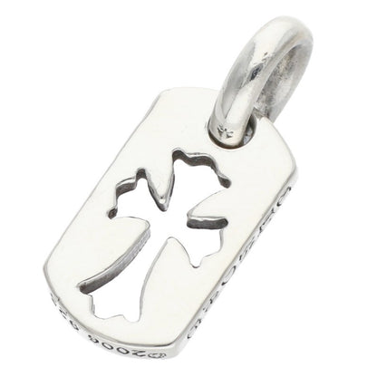 Chrome Hearts .925 Tiny Cutout Cross Dog Tag Size ONE SIZE