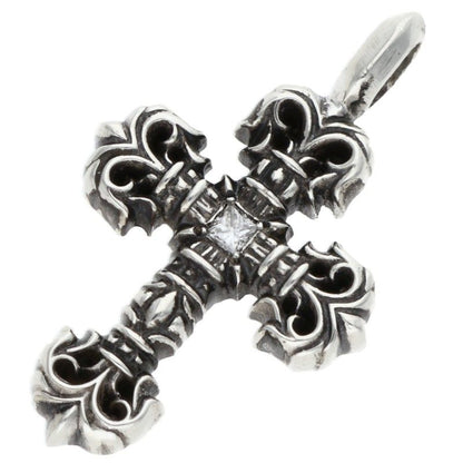 Chrome Hearts Tiny Filigree Charm 1 Diamond Size ONE SIZE