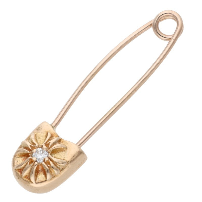 Chrome Hearts 22K Small Safety Pin 1 Diamond