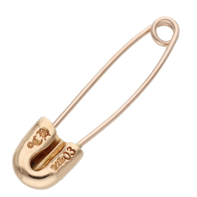 Chrome Hearts 22K Small Safety Pin 1 Diamond