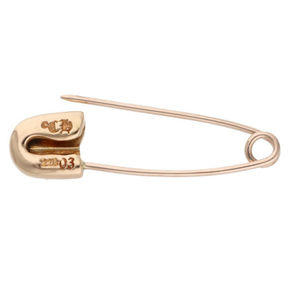 Chrome Hearts 22K Small Safety Pin 1 Diamond
