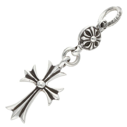 Chrome Hearts 1 Ball Tiny CH Cross Charm 925 Size ONE Silver