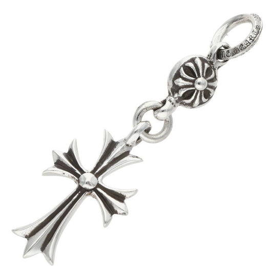 Chrome Hearts 1 Ball Tiny CH Cross Charm 925 Size ONE Silver