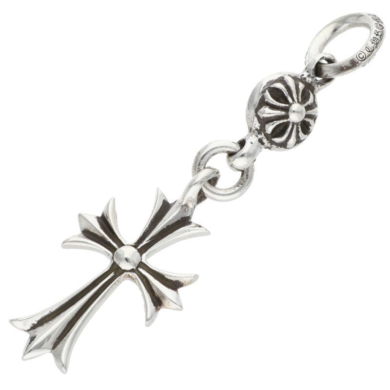 Chrome Hearts 1 Ball Tiny CH Cross Charm 925 Size ONE Silver