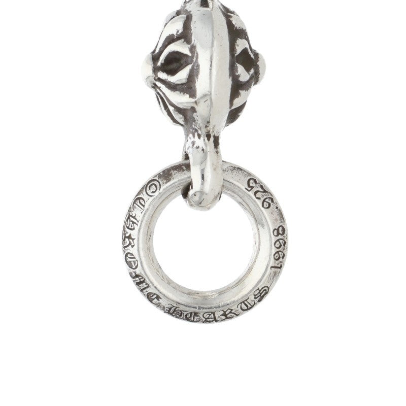 Chrome Hearts 1 Ball Tiny CH Cross Charm 925 Size ONE Silver