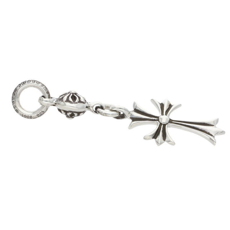 Chrome Hearts 1 Ball Tiny CH Cross Charm 925 Size ONE Silver