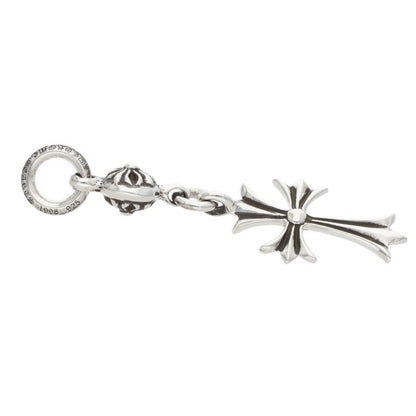 Chrome Hearts 1 Ball Tiny CH Cross Charm 925 Size ONE Silver