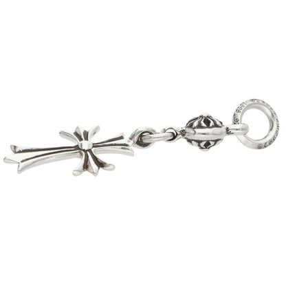 Chrome Hearts 1 Ball Tiny CH Cross Charm 925 Size ONE Silver